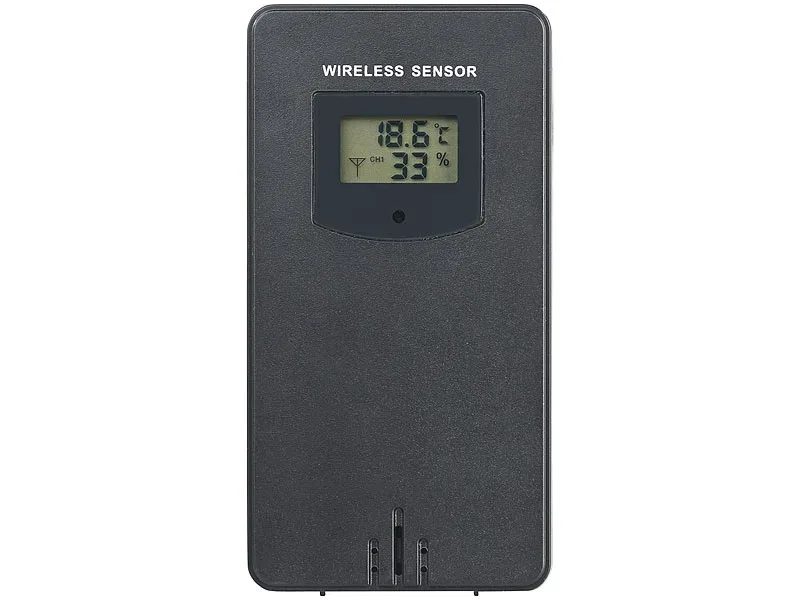 WLAN-Funk-Wetterstation mit Aussensensor, Wettertrend & Datenlogger-App