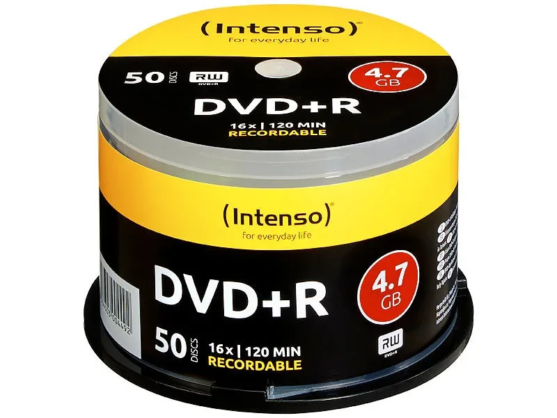 INTENSO DVD+R Cake Box 4.7GB 4111155 16X 50 PCS