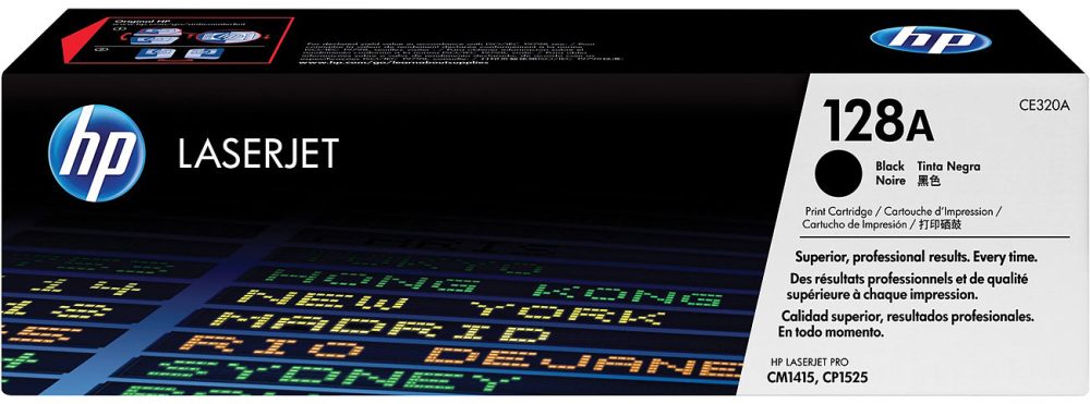 HEWLETT PACKARD - HP Toner-Modul 128A schwarz CE320A Color LJ Pro CM1415 2000 S., One Size