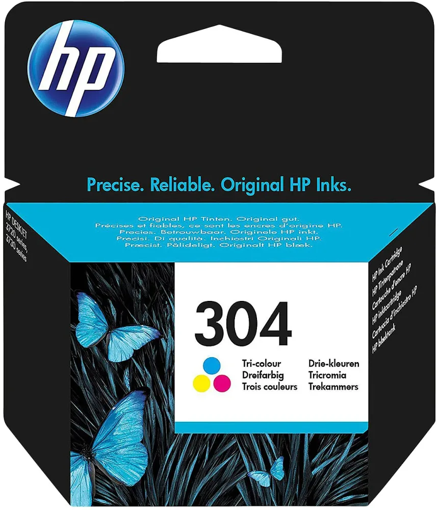 Original Tintenpatrone N9K05AE / 304, Color (Cyan, Magenta,Gelb)