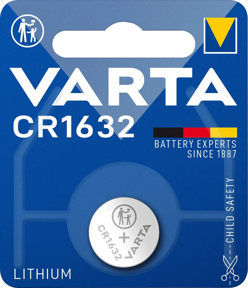 Varta Knopfzelle CR1632 3 V 1 St. 137 mAh Lithium LITHIUM Coin CR1632 Bli 1