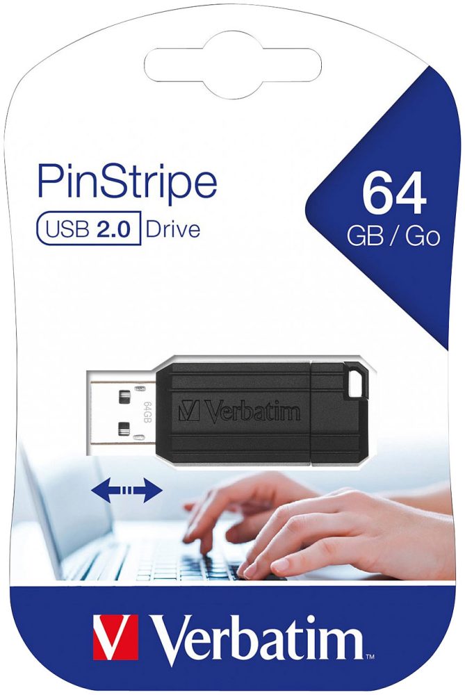 Verbatim Pin Stripe 64 GB, USB-Stick