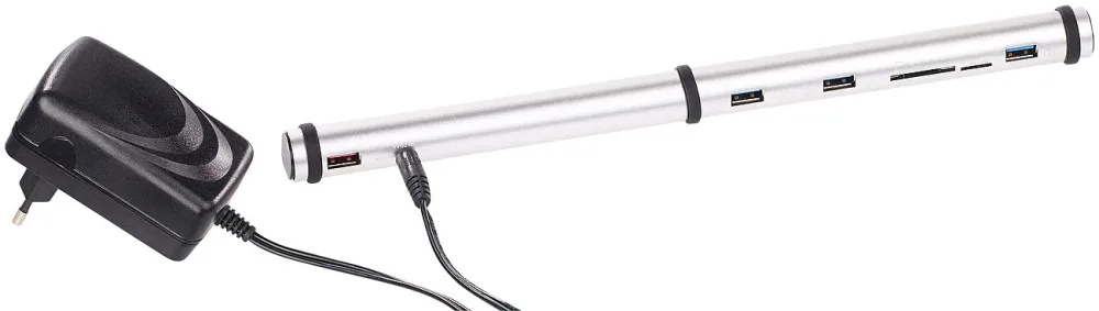 3-fach USB-3.0-Lade-Hub & Dockingstation, BC-1.2-Schnell-Ladeprotokoll