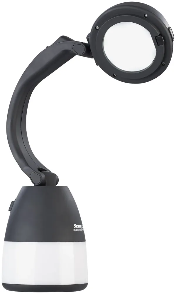 4in1-Akku-Campinglaterne, Hand- & Tischlampe mit USB-Notlader, 225 lm