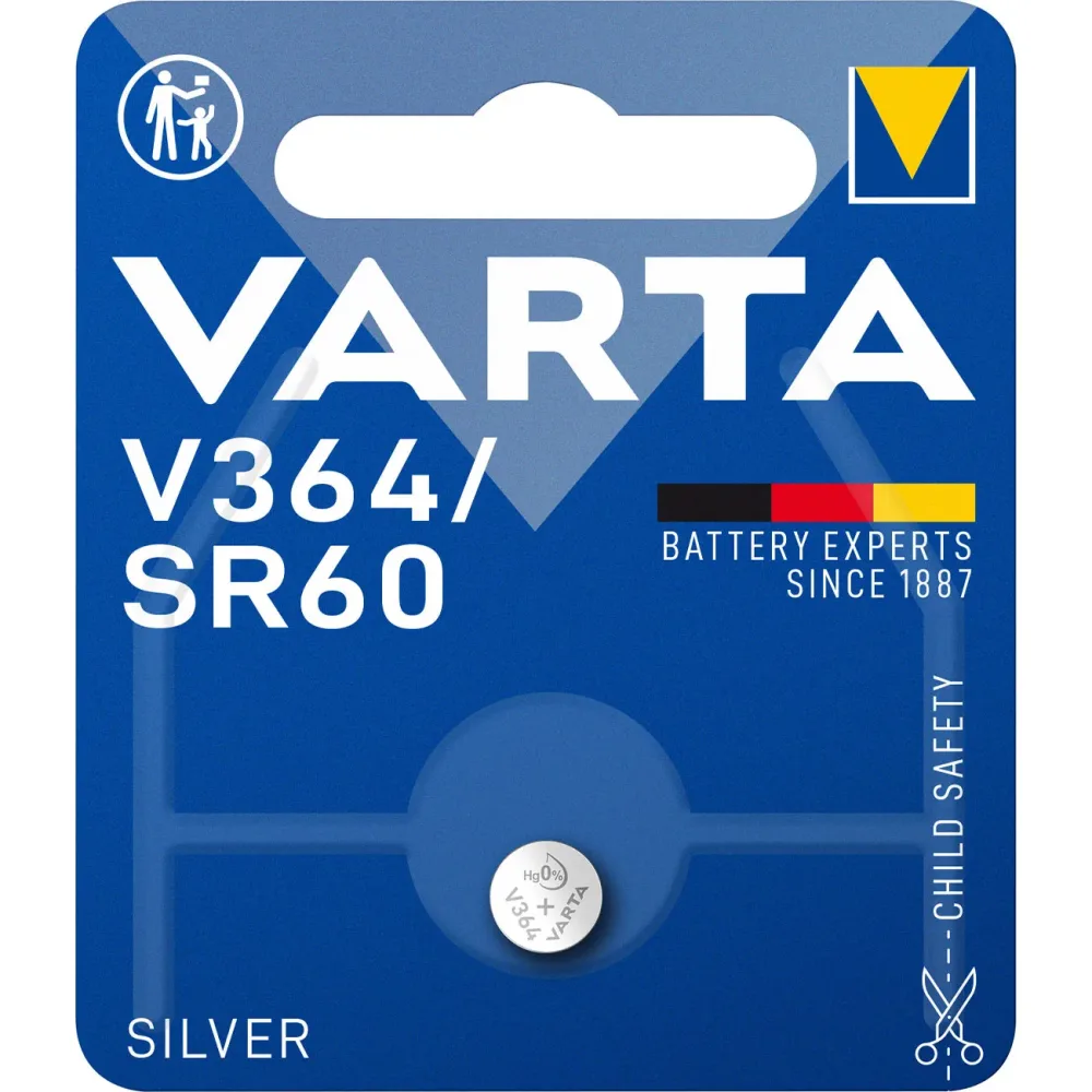 Varta Knopfzelle 364 1.55 V 1 St. 17 mAh Silberoxid SILVER Coin V364/SR60 Bli 1