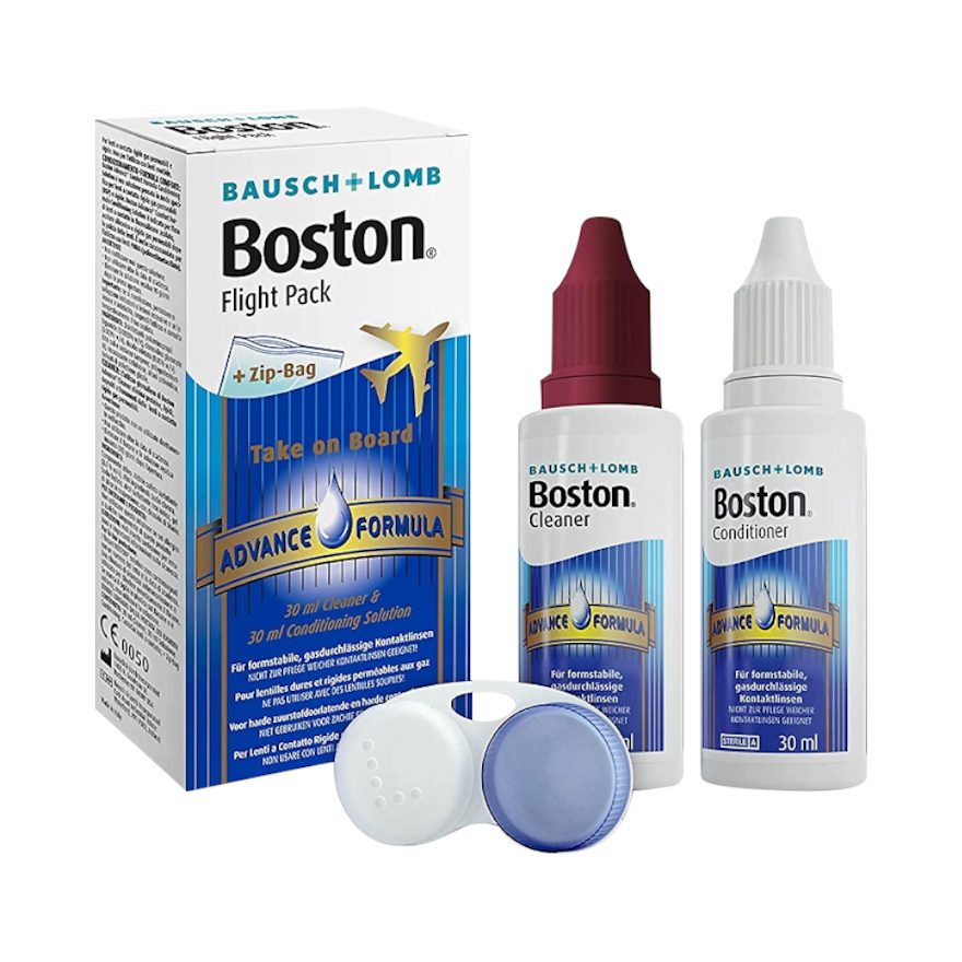 Boston Flight Pack - 1x30ml Reiniger + 1x30ml Aufbewahrung + Behälter