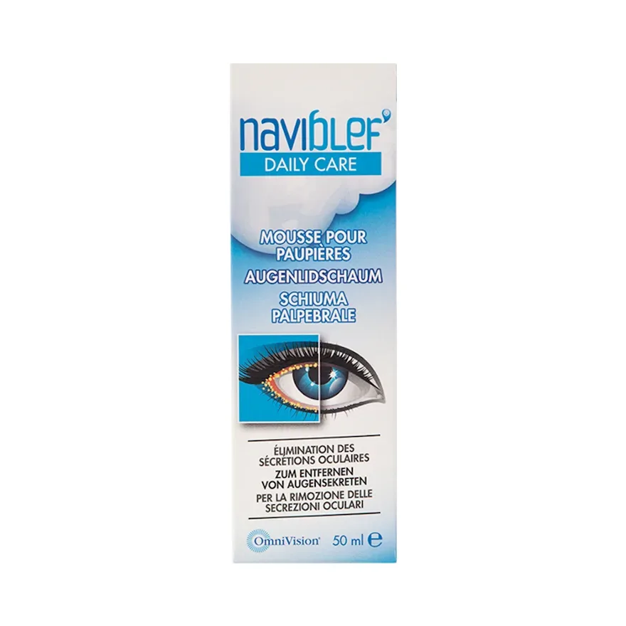 Naviblef Daily Care Augenlidschaum 50ml | Augentropfen