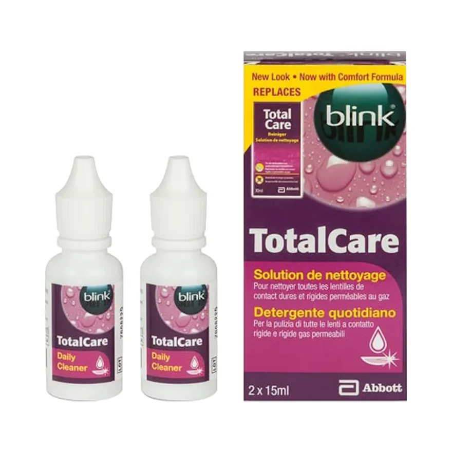 blink TotalCare Täglicher Reiniger 2x15ml | Pflegemittel