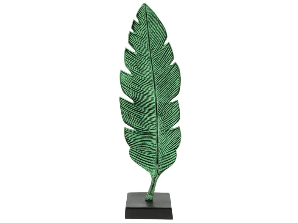 Abhika Figur Feder Grünspan H: 52 cm  | Schubiger Möbel