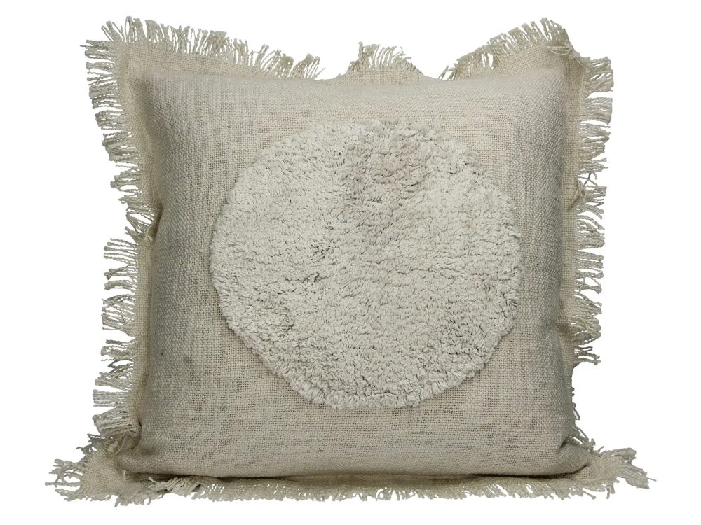 Kersten Kissen Baumwolle mit Fransen 45x45 cm  | Schubiger Möbel