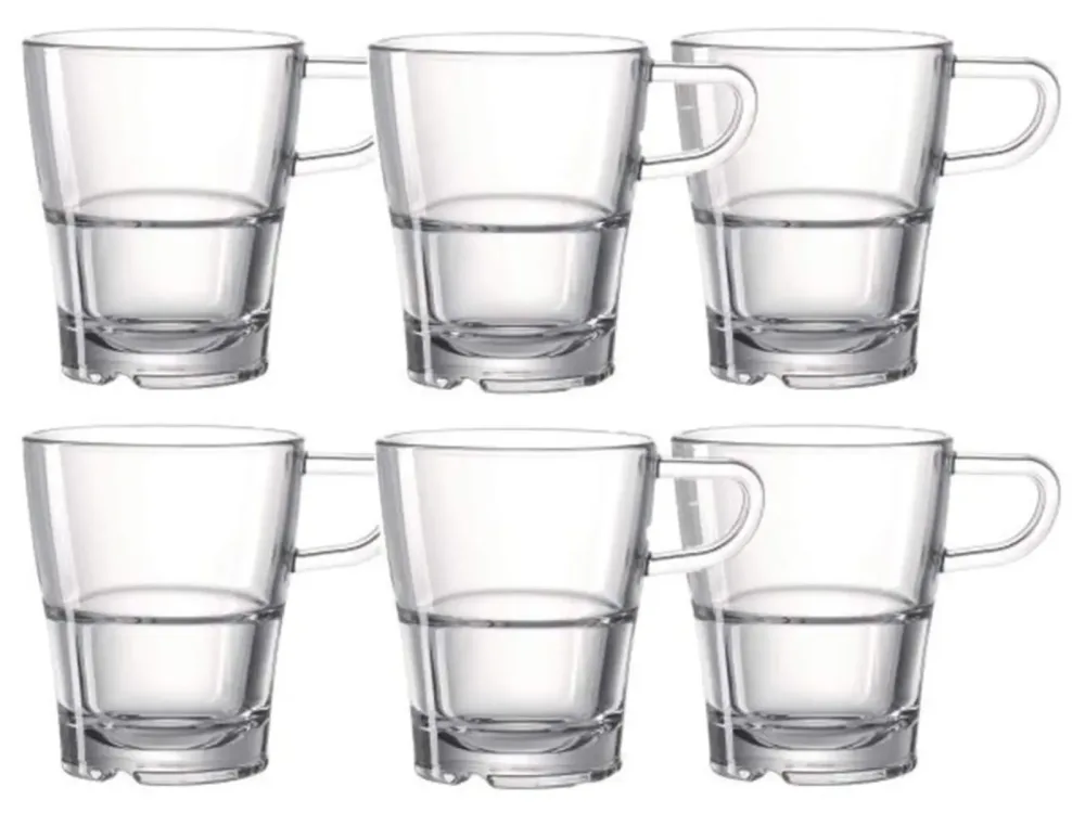Alltron Kaffeetasse Senso 2.5 Dl, 6 Stück Transparent | Schubiger Möbel