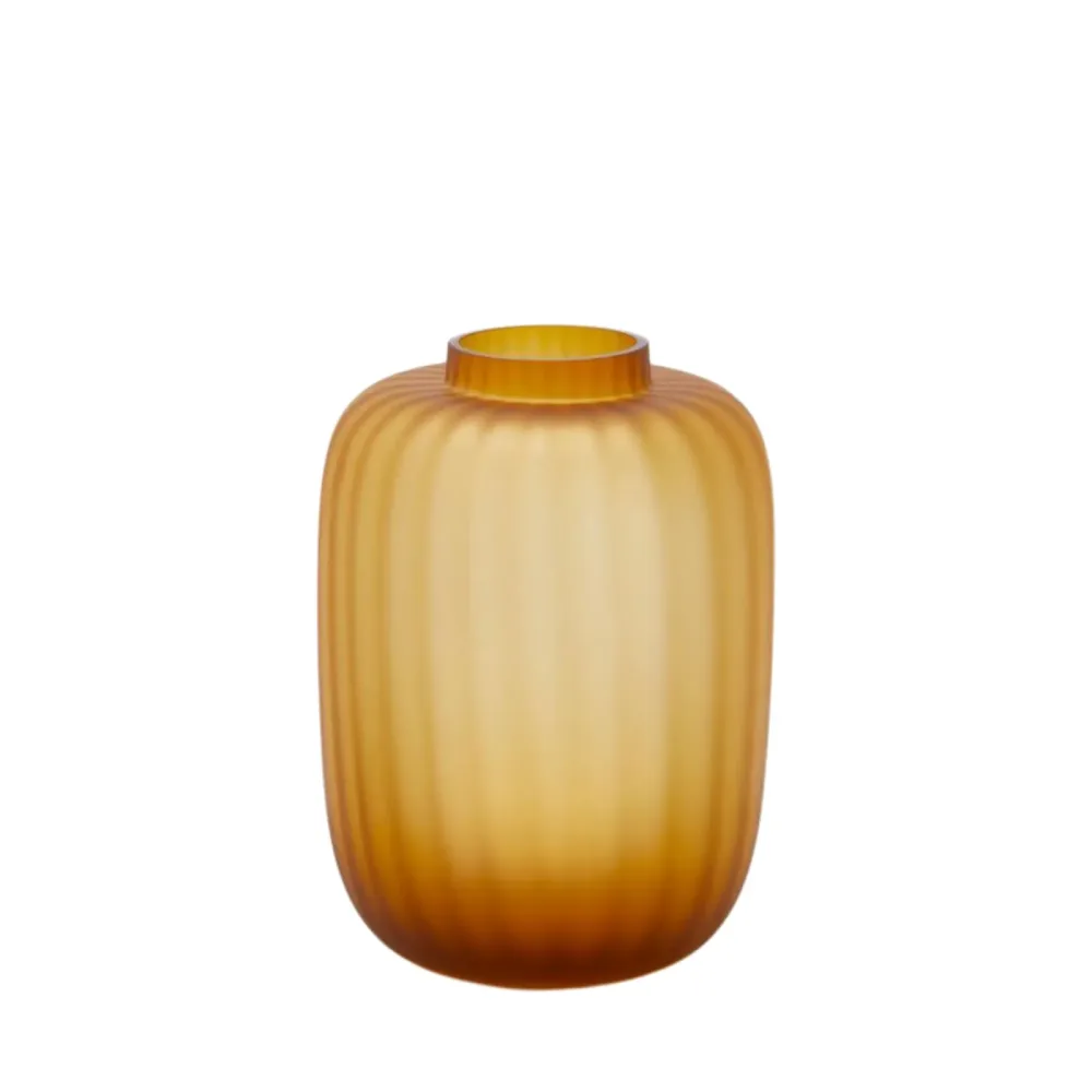 Edg Vase Ambra, Bernstein H: 29 cm  | Schubiger Möbel