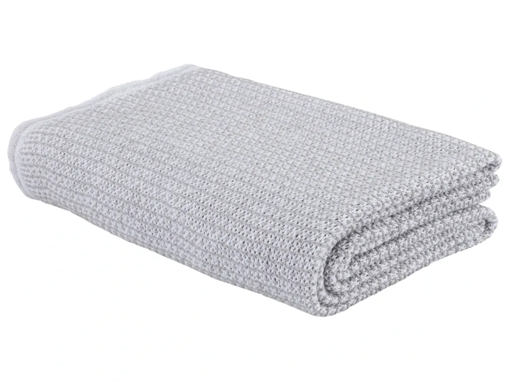 Eskitex AG Plaid Ascona Weiss/sand 150x210 cm  | Schubiger Möbel