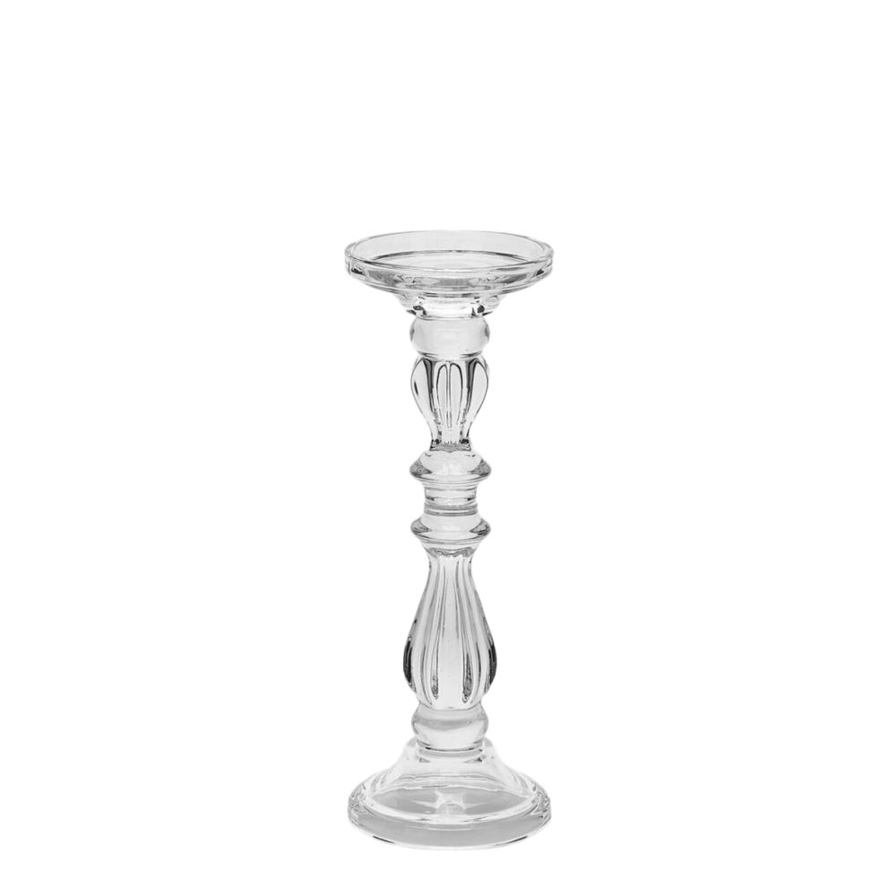 Edg Kerzenständer Kristallglas H: 39 cm  | Schubiger Möbel