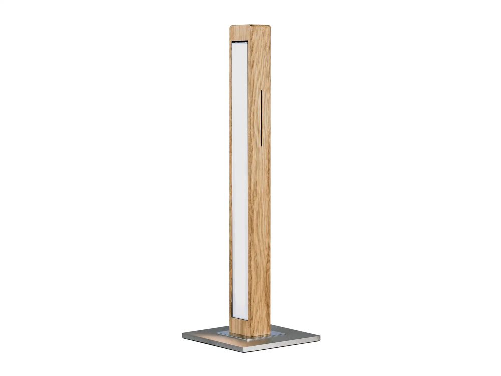 HerzBlut Tischlampe Leana Eiche H: 46cm Holzfarbig | Schubiger Möbel