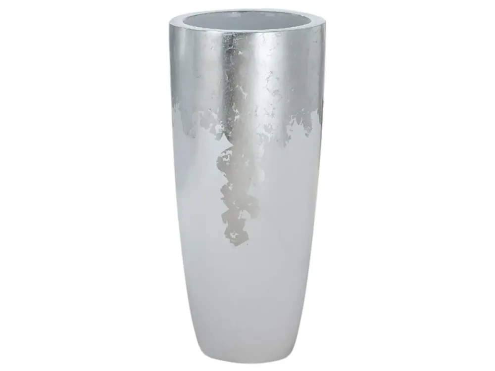 Gilde Topf Konus Silber Weiss H: 100 cm Grau | Schubiger Möbel
