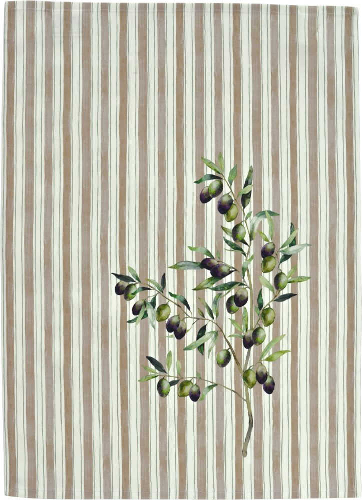 Sander AG Geschirrtuch Olives, Grün 50 x 70 cm  | Schubiger Möbel