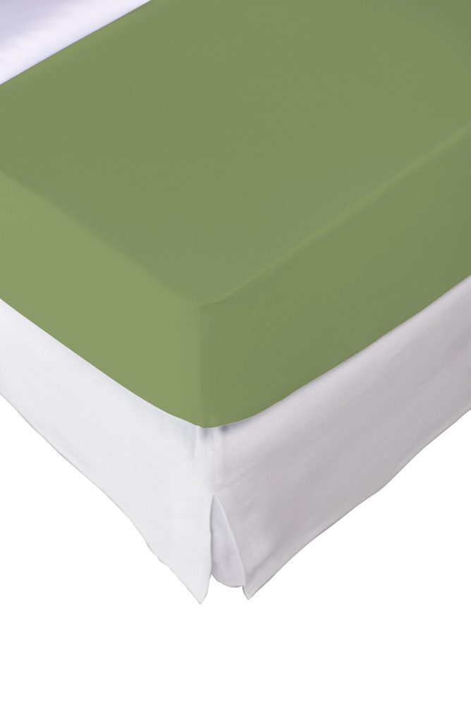 Kremer Leon AG Fixleintuch für Topper Jersey Olive  | Schubiger Möbel
