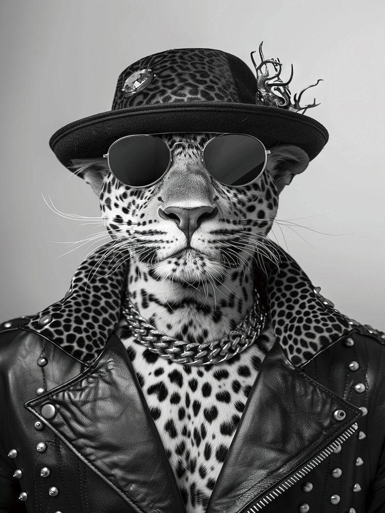 image LAND Glasbild Leo Hipster  | Schubiger Möbel