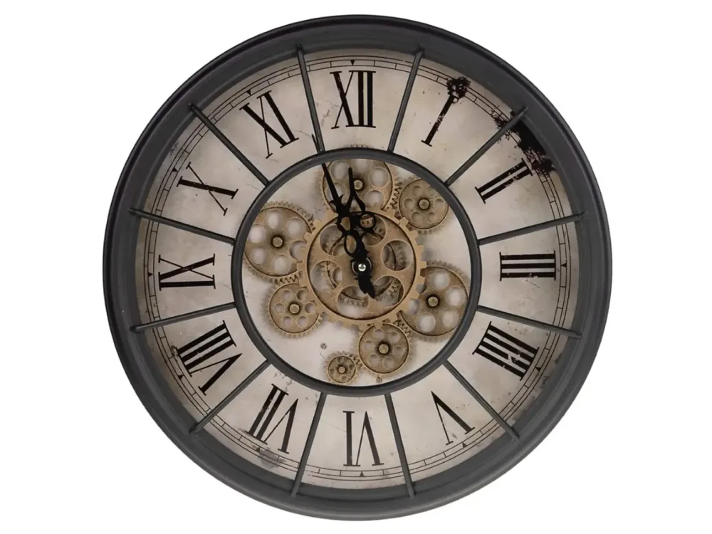 Decofinder Uhr Metall D: 47 cm  | Schubiger Möbel