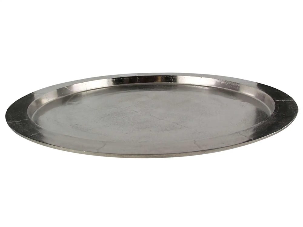Kaheku Tablett Meron Vernickelt D: 70 cm  | Schubiger Möbel