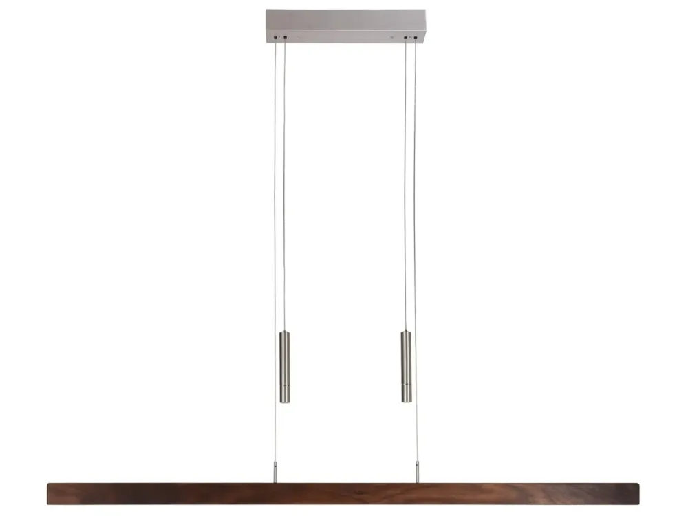 HerzBlut Balkenlampe Leana Nussbaum B: 121cm Holzfarbig | Schubiger Möbel