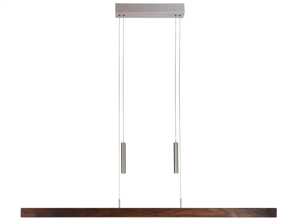 HerzBlut Balkenlampe Leana Nussbaum B: 121cm Holzfarbig | Schubiger Möbel