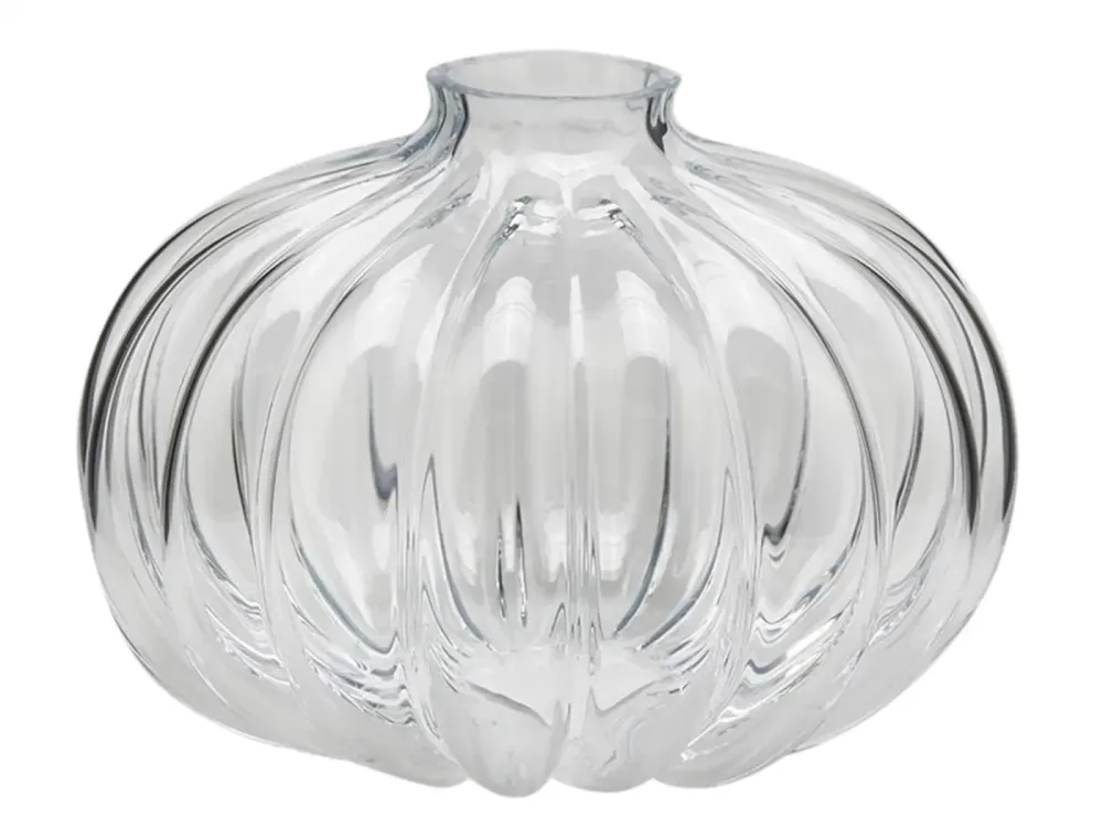 Edg Vase Klarglas H: 25 cm  | Schubiger Möbel