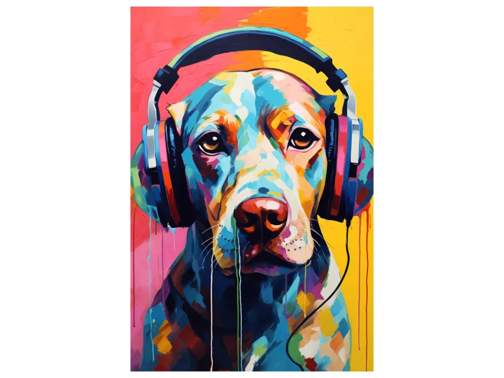 image LAND Acrylglasbild Doggy Sound  | Schubiger Möbel