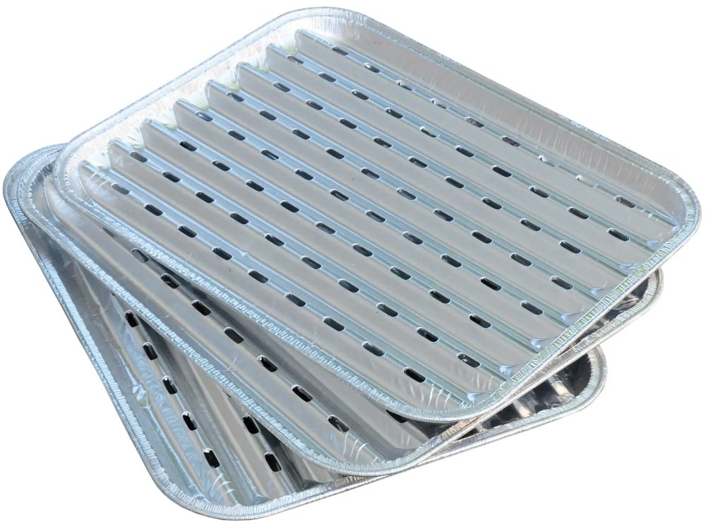 Blaser und Trösch Zubehör Alu-Grillschalen 10er Set Grau | Schubiger Möbel