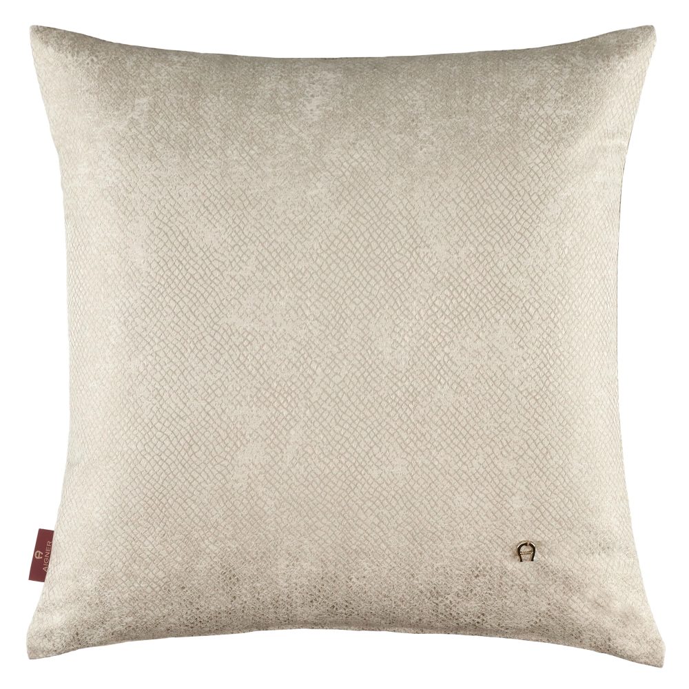 Stoeckel & Grimmler Kissenhülle Aigner Neat Creme 45x45 cm  | Schubiger Möbel