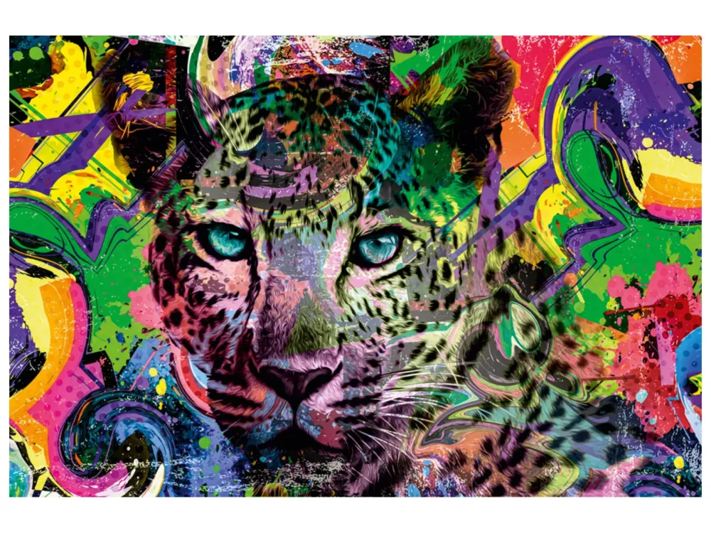 image LAND Canvas Pop Art Leopard  | Schubiger Möbel