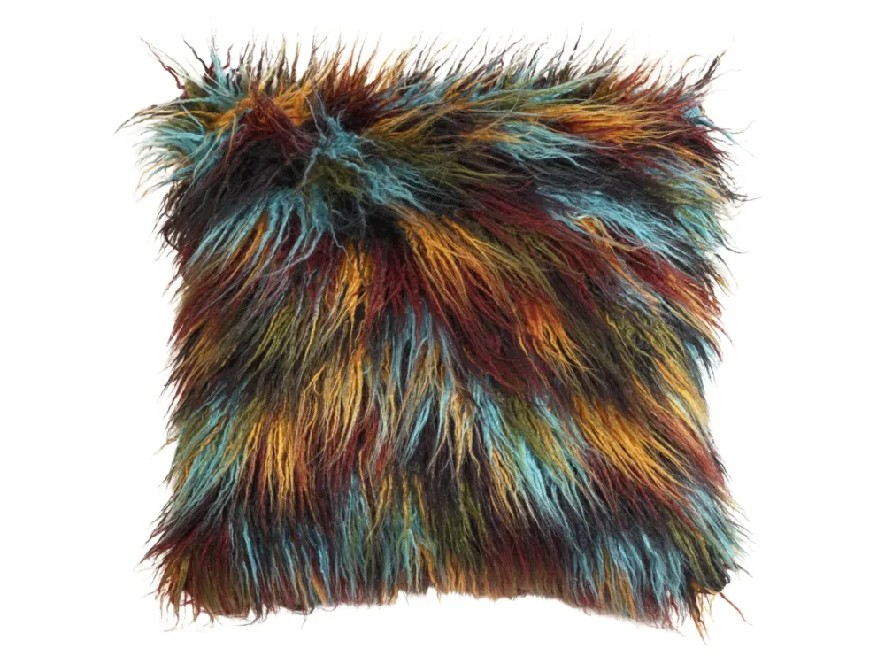 Magma Kissenhülle Shaggy, Bunt 50 x 50 cm Mehrfarbig | Schubiger Möbel