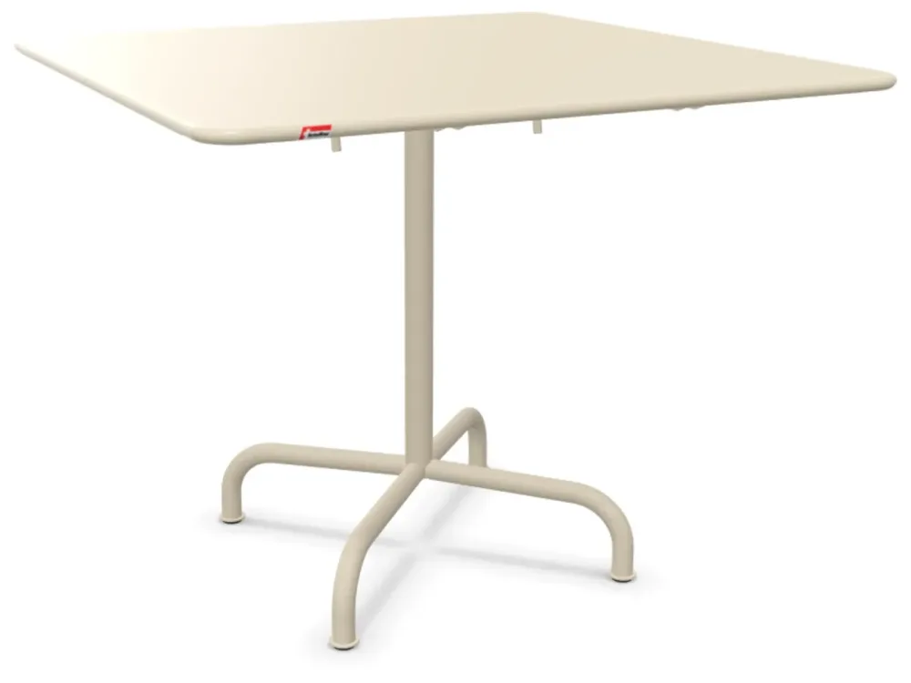 Schaffner Metall-Tisch Rigi Quadratisch Beige | Schubiger Möbel