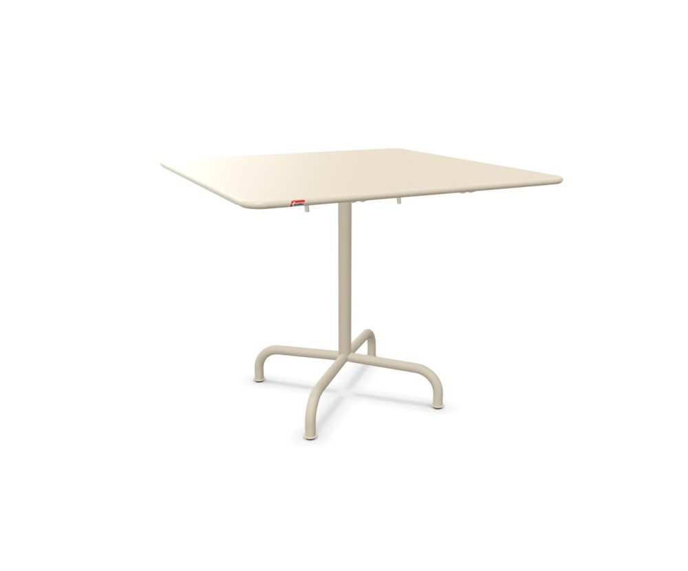 Schaffner Metall-Tisch Rigi Quadratisch Beige | Schubiger Möbel