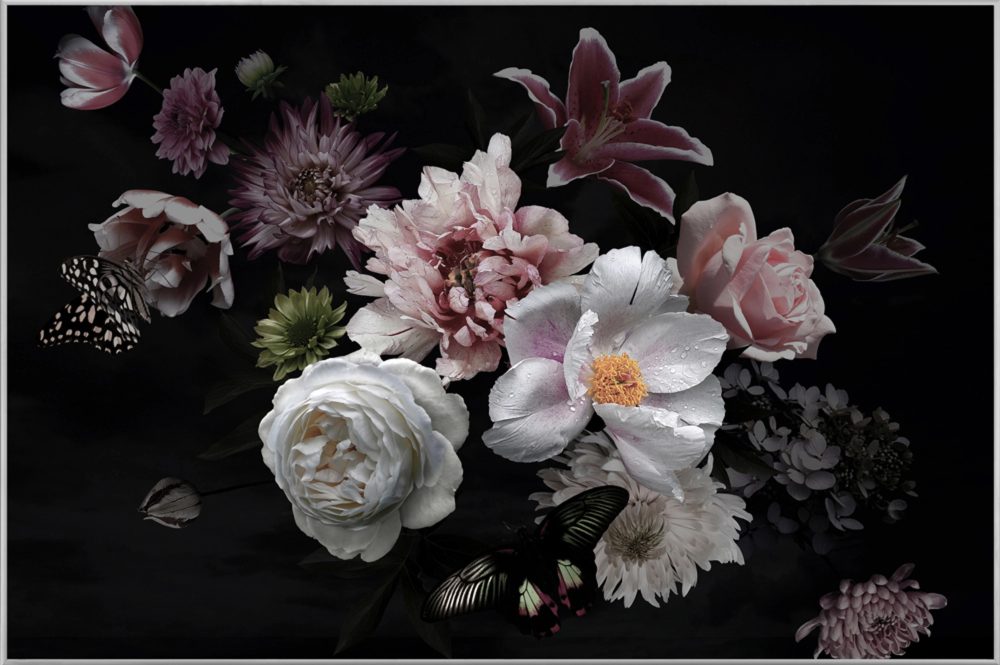image LAND Bild mit Rahmen Hübsches Blütenbouquet  | Schubiger Möbel