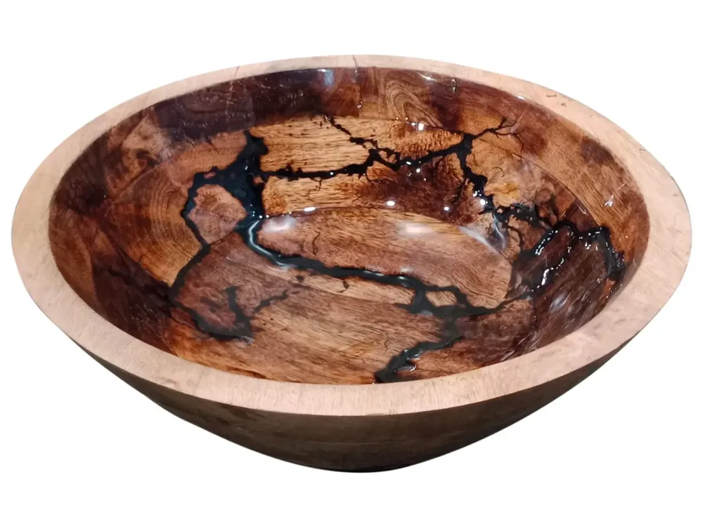 Decofinder Schale Holz D: 30 cm  | Schubiger Möbel