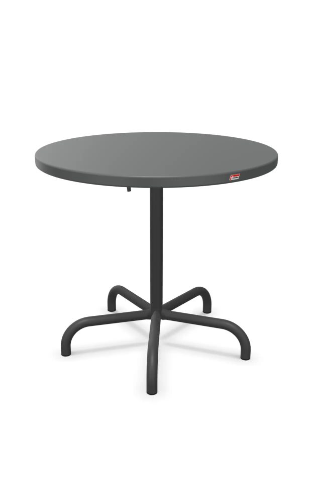 Schaffner Metall-Tisch Rigi Rund Grau | Schubiger Möbel