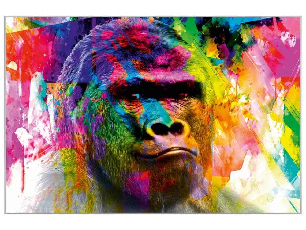 image LAND Bild mit Rahmen Pop Art Gorilla  | Schubiger Möbel