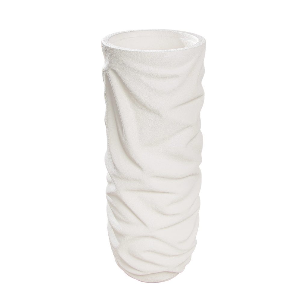 Gilde Pflanzengefäss Crush, Creme H: 90 cm  | Schubiger Möbel