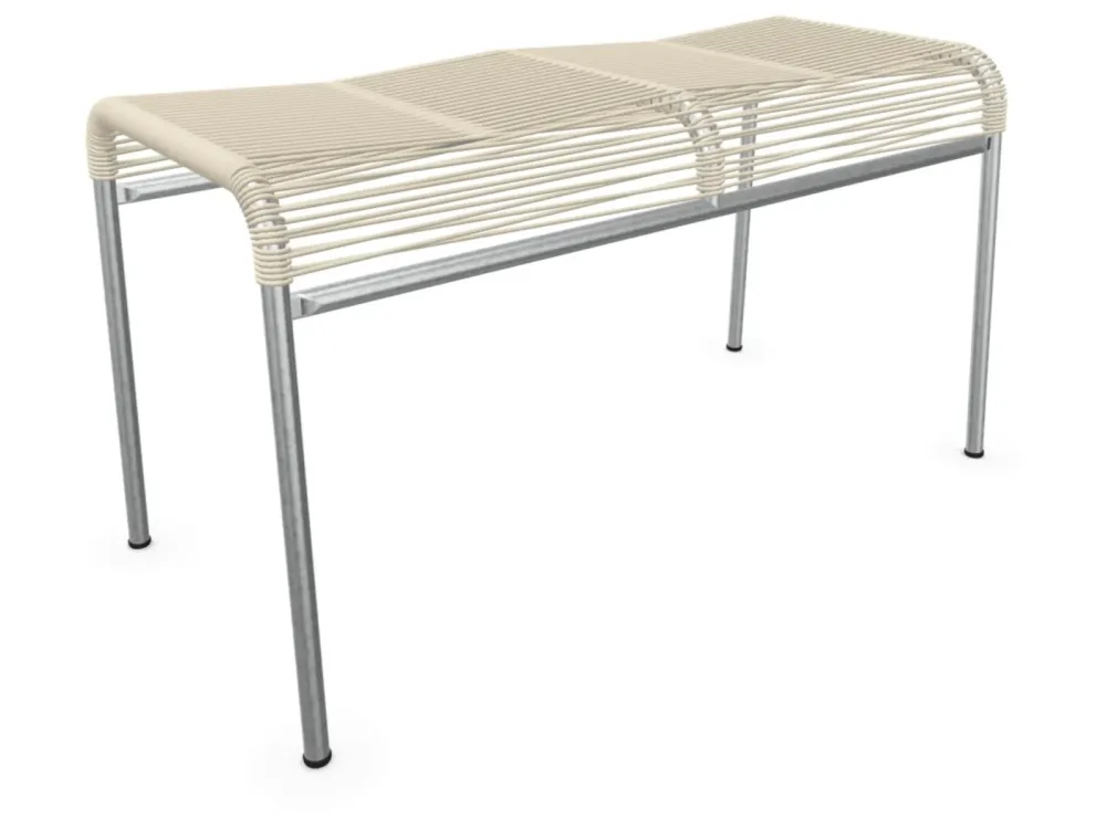 Schaffner Spaghetti-2er-Hocker Säntis Feuerverzinkt Beige | Schubiger Möbel