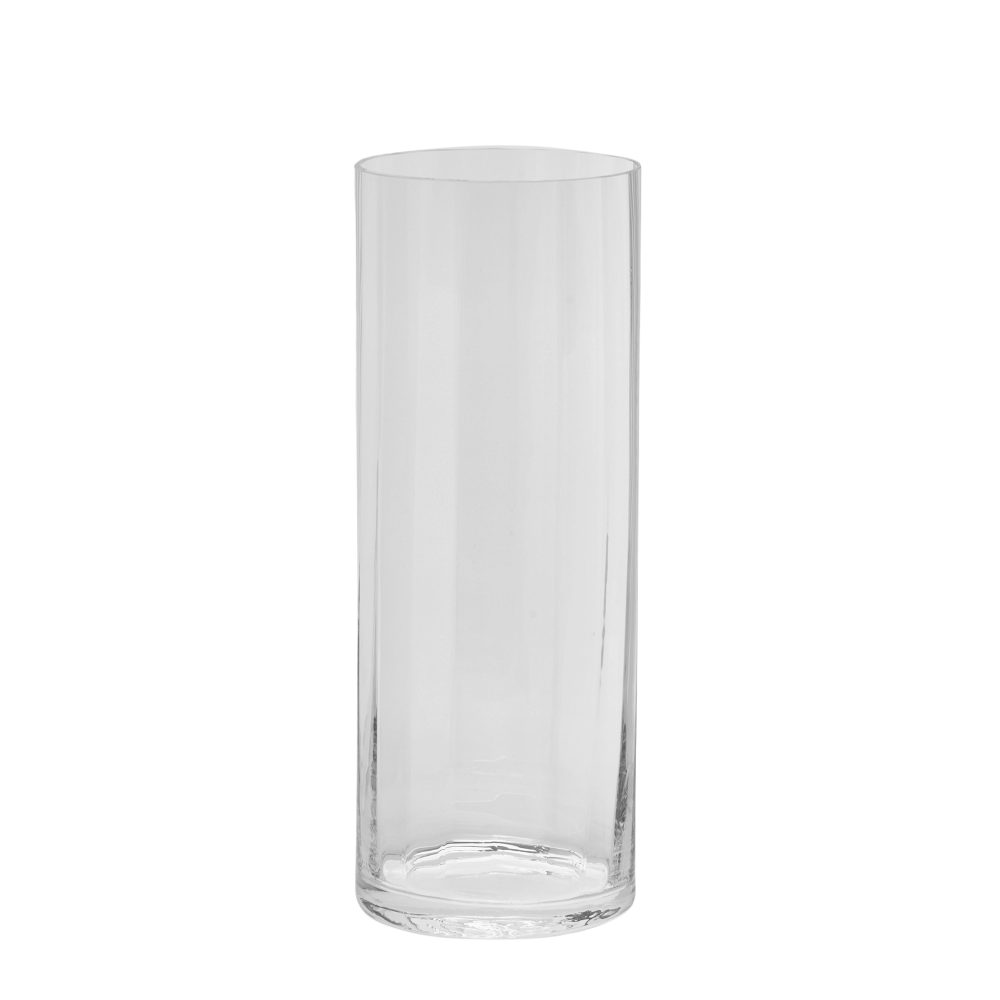 Edg Vase Zylinder Optisch Glas H: 40 cm  | Schubiger Möbel