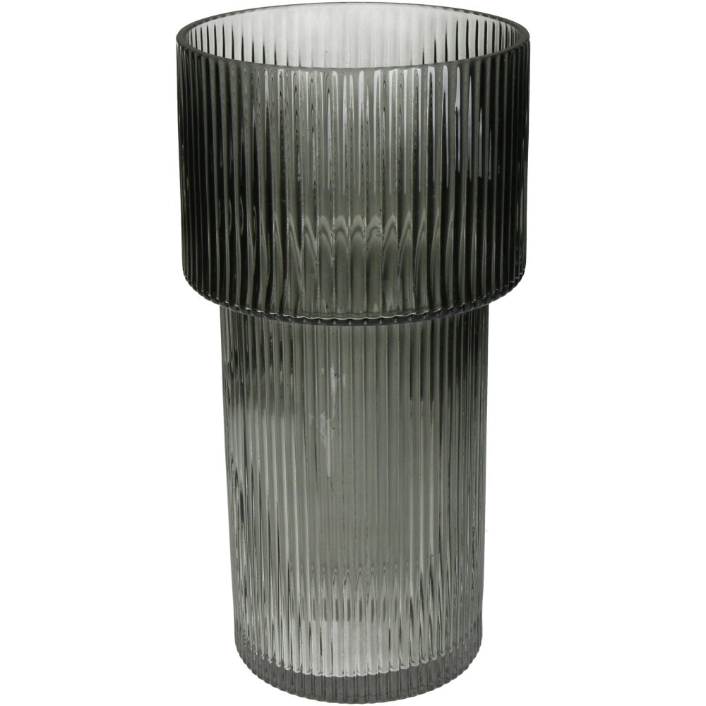 Kersten Vase Stripe, Glas H: 30 cm  | Schubiger Möbel