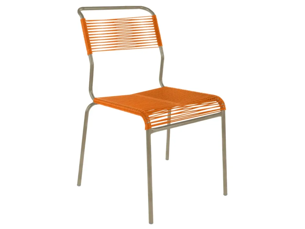 Schaffner Spaghetti-Stuhl Säntis Orange | Schubiger Möbel