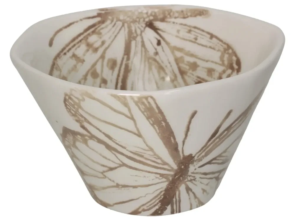 Kersten Schale Schmetterling, Keramik H: 9 cm Mehrfarbig | Schubiger Möbel