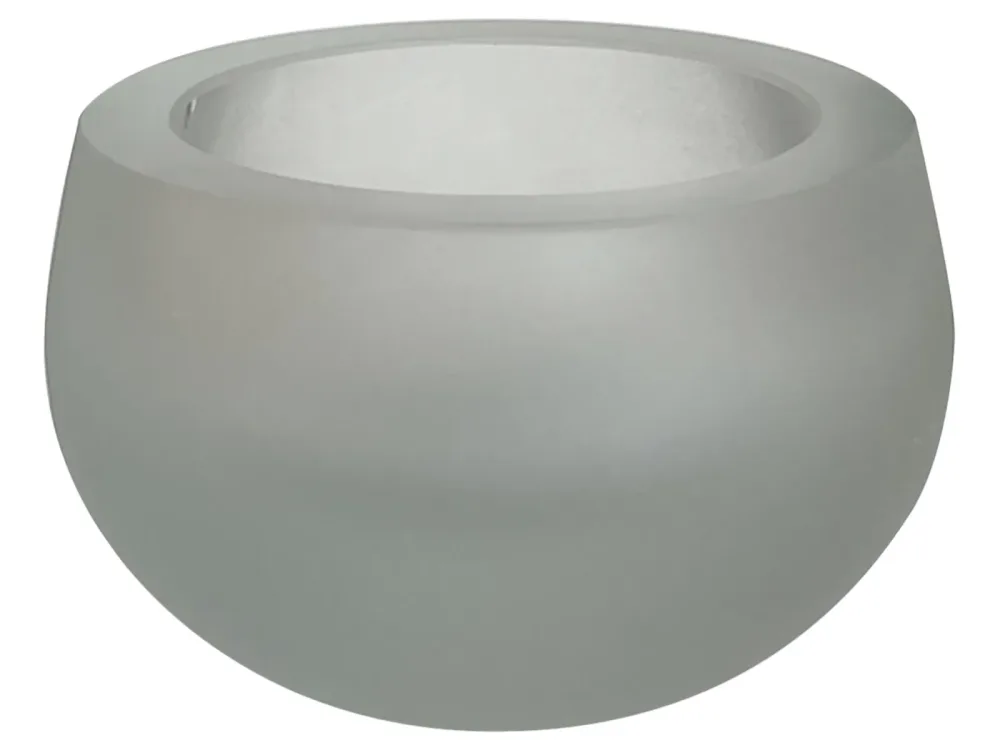 Kaheku Windlicht Olson, Klar-Matt H: 9 cm Transparent | Schubiger Möbel