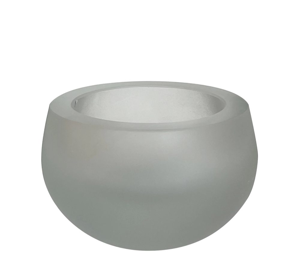 Kaheku Windlicht Olson, Klar-Matt H: 9 cm Transparent | Schubiger Möbel