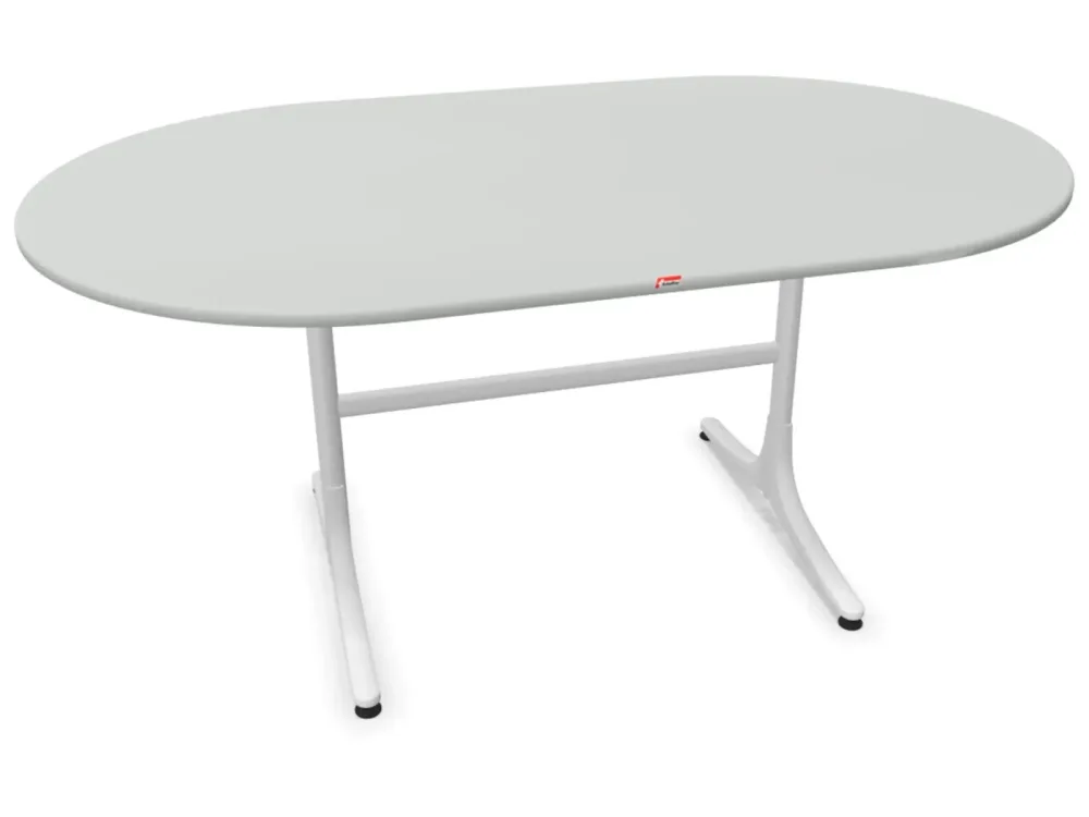 Schaffner Gartentisch Schaffhausen Oval Grau | Schubiger Möbel