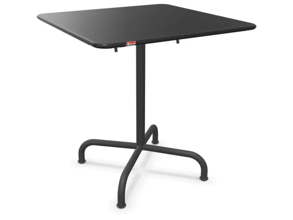 Schaffner Metall-Tisch Rigi Quadratisch Schwarz | Schubiger Möbel