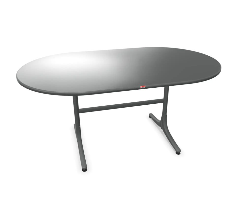 Schaffner Gartentisch Schaffhausen Oval Grau | Schubiger Möbel